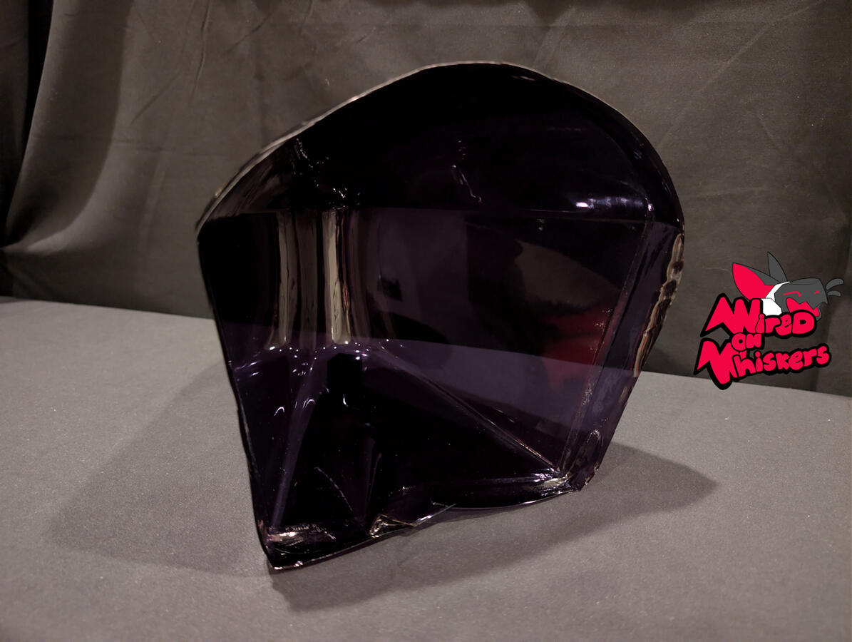 Back of a dyed visor for sale